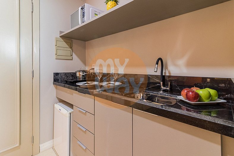 Century Park 1007 | Apartamento na Cidade Baixa com cozinha