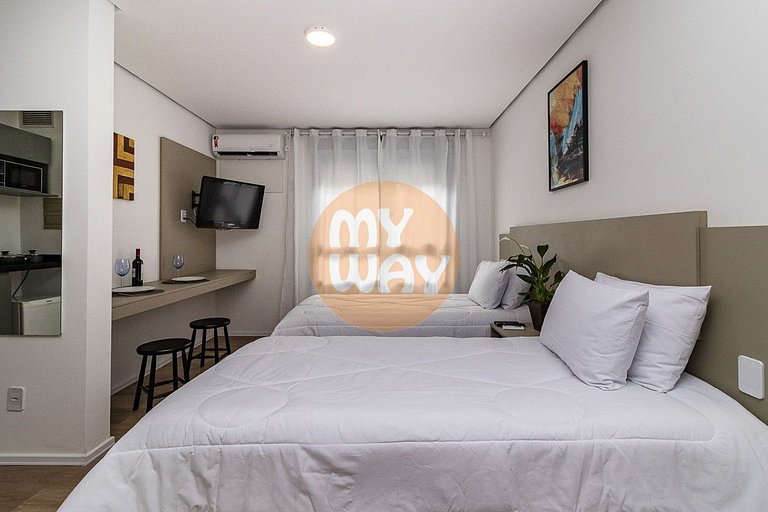 Century Park 610 | Apartamento com cozinha na Cidade Baixa