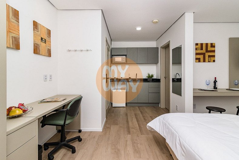 Century Park 610 | Apartamento com cozinha na Cidade Baixa