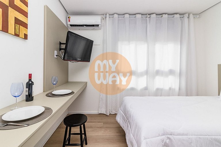 Century Park 610 | Apartamento com cozinha na Cidade Baixa