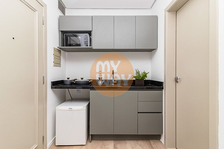 Century Park 610 | Apartamento com cozinha na Cidade Baixa