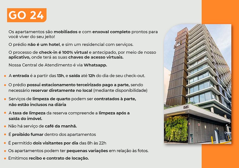 GO 24 - 1001 | Apartamento completo en la mejor ubicación de