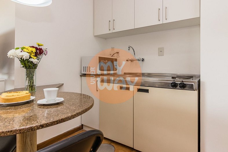 Positano 305 | Apartamento com cozinha na melhor região do M