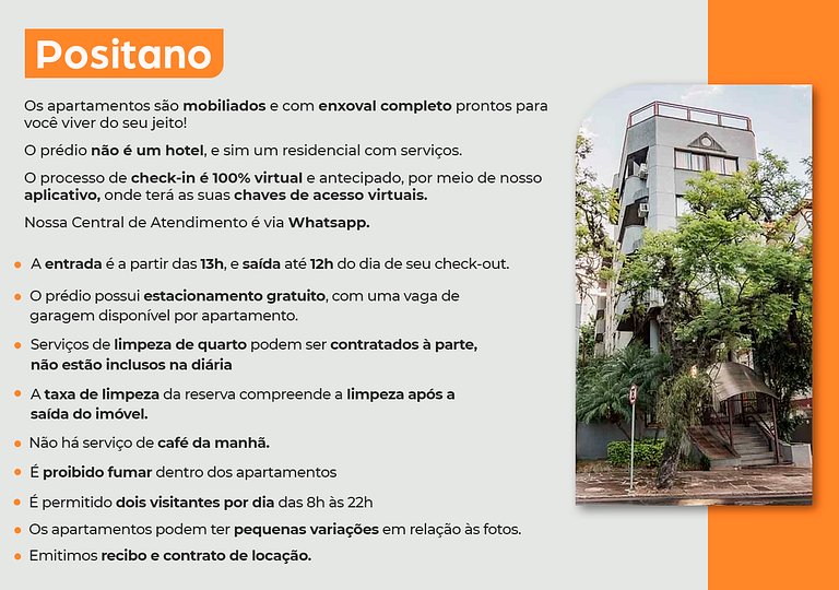 Positano 305 | Apartamento com cozinha na melhor região do M