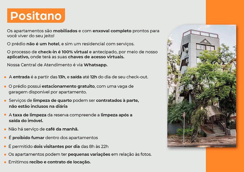 Positano 305 | Apartamento com cozinha na melhor região do M