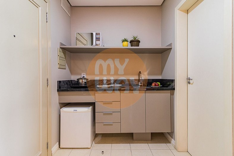 Studio 1110 | Com vista para o centro | Century Park Living