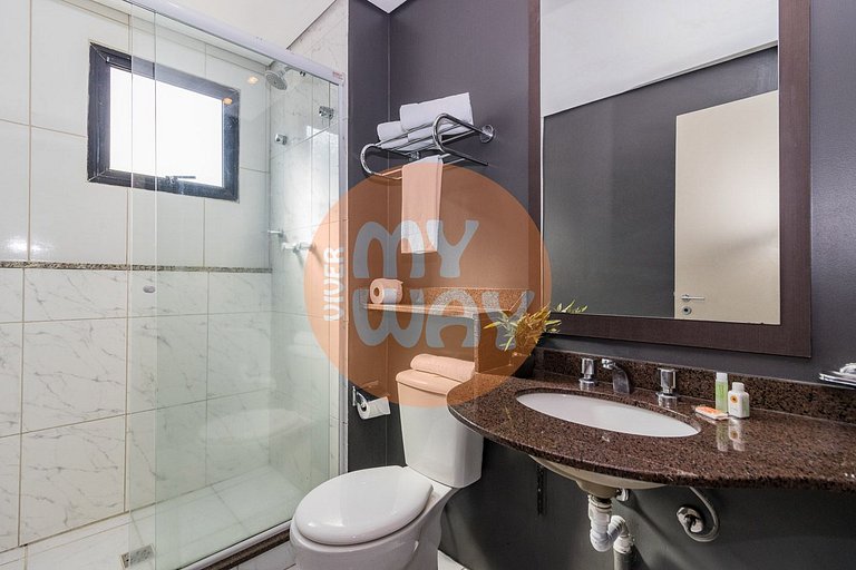 Studio 509| Cama de casal | Century Park Living