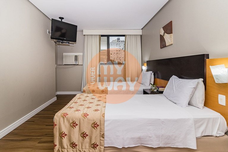 Studio 510| Cama de casal | Century Park Living