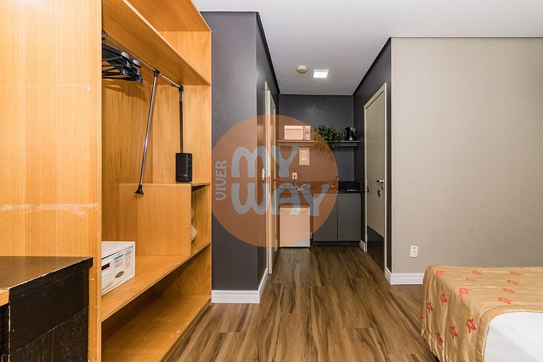 Studio 510| Cama de casal | Century Park Living