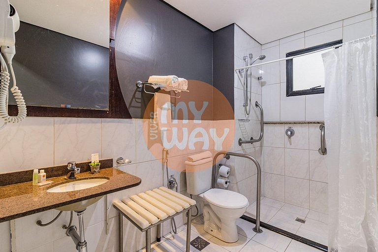 Studio 510| Cama de casal | Century Park Living